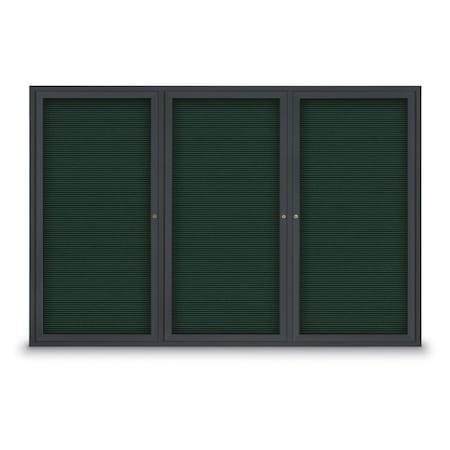 United Visual Products Open Faced Traditional Rounded Corkboard UV643ARC-GOLD-FORBO